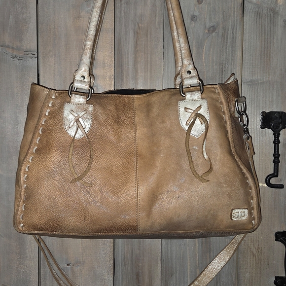 Bed Stu Rockababy Leather Purse Cashew Rustic Nectar Lux - Picture 7 of 16